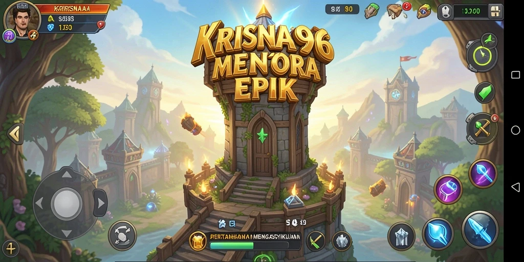 Gameplay seru Tower Defense di KRISNA96