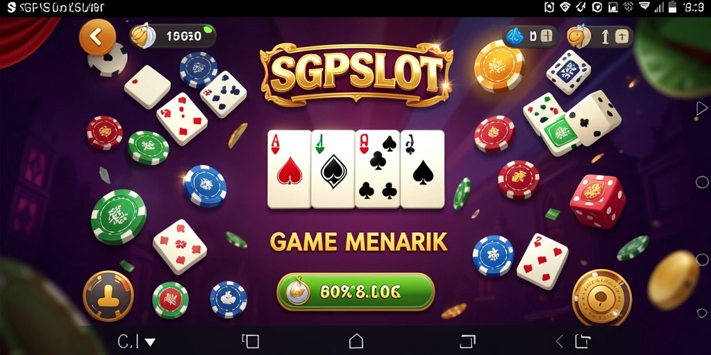 Tampilan menarik dan gameplay mendebarkan SGPSLOT dalam permainan Domino.