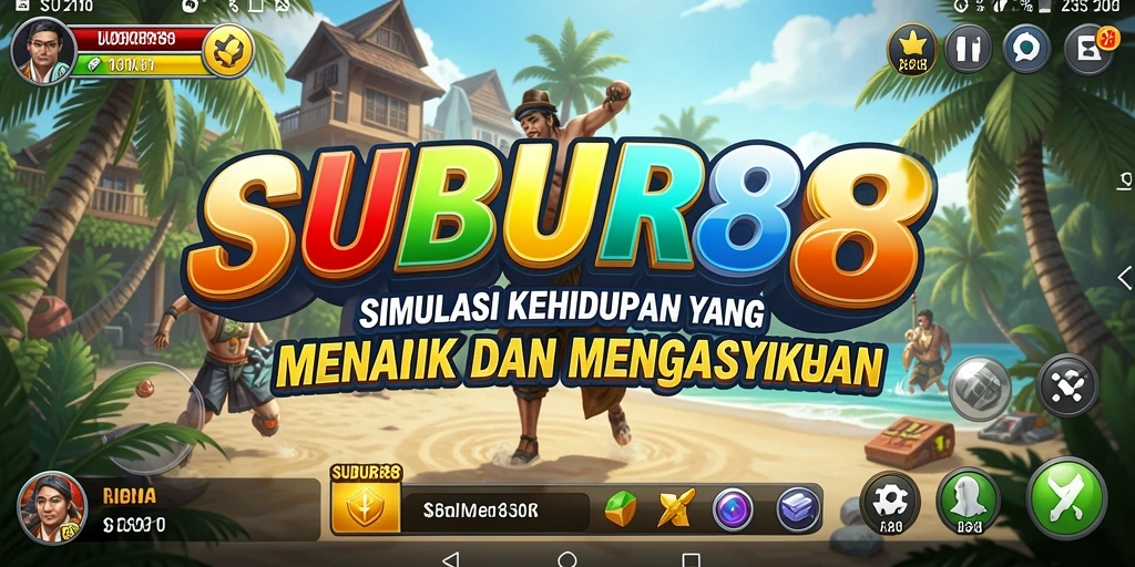 Screenshot gameplay SUBUR88 yang menampilkan kehidupan simulasi yang kaya.