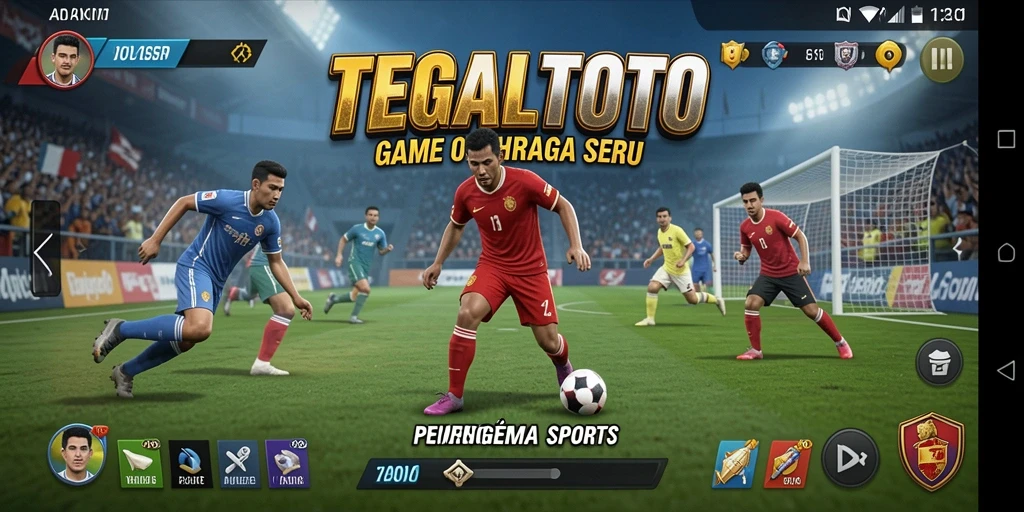 Tampilan gameplay menarik dari TEGALTOTO di lapangan olahraga.